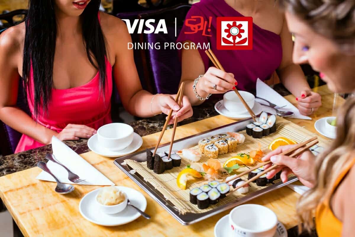 Ikebana Sushi Bar 2017 Visa Sal! Dining Program Dorado Carolina Guaynabo Puerto Rico Loyalty Rewards